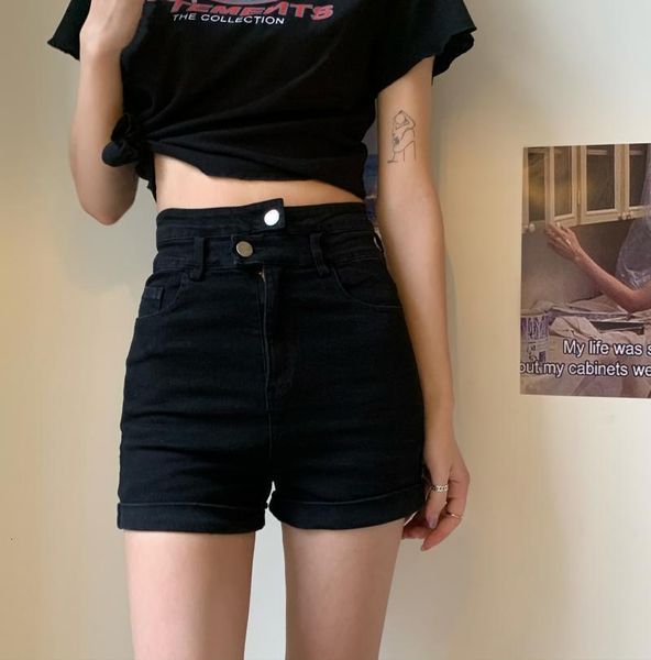 women's shorts new korean style in spring 2021: stretch, slim, high waisted and versatile, White;black
women's shorts new korean style in spring 2021: stretch, slim, high waisted and versatile, White;black