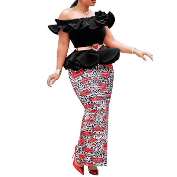 elegant dress women for wedding party long slash neck bodycon back split ruffles floral print tight night dinner dresses 210510, Black;gray
elegant dress women for wedding party long slash neck bodycon back split ruffles floral print tight night dinner dresses 210510, Black;gray