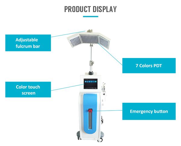 7 in 1 hydro dermabrasion diamond microdermabrasion oxygen jet spray injector led pdt pn bio microcurrent skin scrubber spa machine, Black;white
7 in 1 hydro dermabrasion diamond microdermabrasion oxygen jet spray injector led pdt pn bio microcurrent skin scrubber spa machine, Black;white