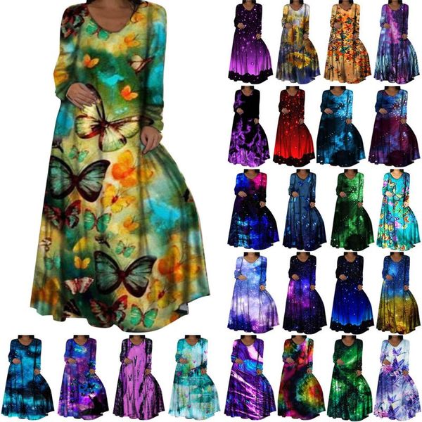 casual dresses women's fashion autumn for women 2021 round neck long sleeve 3d butterfly tie dye printed dress vestidos, Black;gray
casual dresses women's fashion autumn for women 2021 round neck long sleeve 3d butterfly tie dye printed dress vestidos, Black;gray