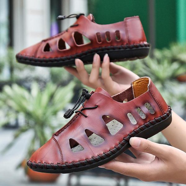 sandals trainers zapatos verano running schoenen zomerschoenen flops roman de mannen deportivas sandles man classic herren para 2021, Black