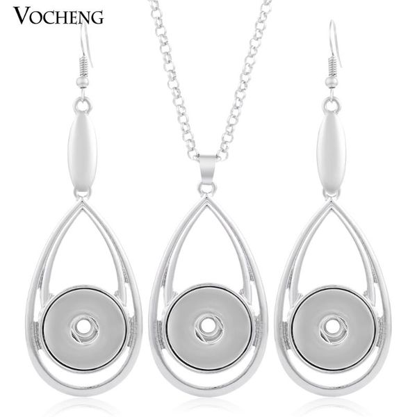 earrings & necklace vocheng ginger snap button jewelry set 18mm water drop pendant with stainless steel chain nn-343, Silver
earrings & necklace vocheng ginger snap button jewelry set 18mm water drop pendant with stainless steel chain nn-343, Silver