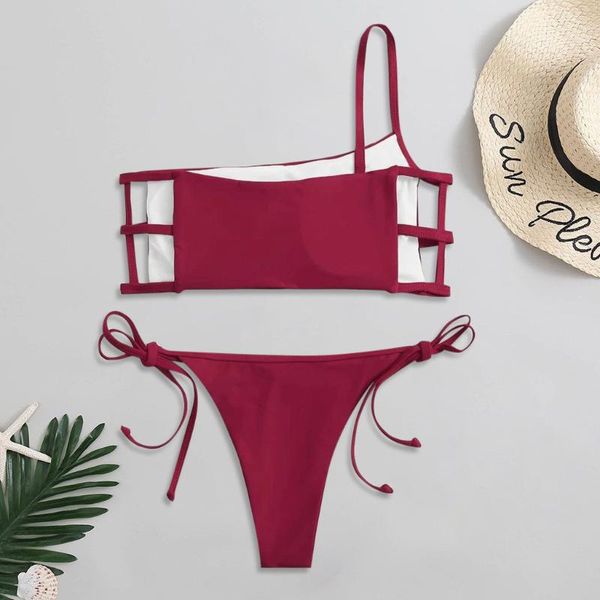 womens tanga rosa bikini traje de baño femenino conjunto un hombro 2021 women's swimwear, White;black
womens tanga rosa bikini traje de baño femenino conjunto un hombro 2021 women's swimwear, White;black