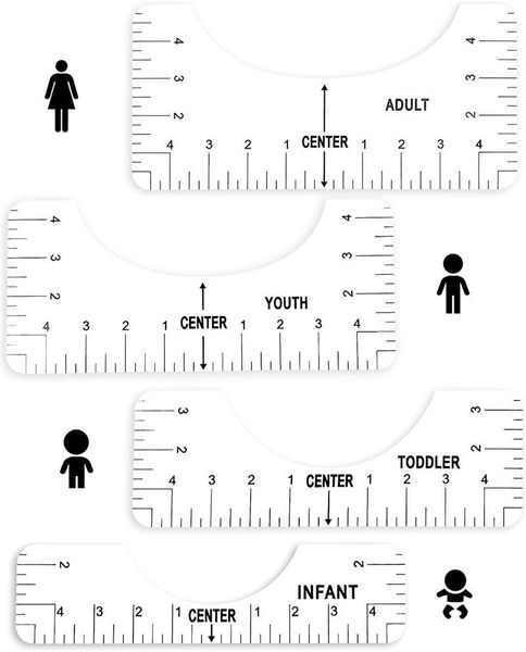 diamond painting 4 pcs t-shirt alignment guide ruler, tool for making center design,youth toddler infant
diamond painting 4 pcs t-shirt alignment guide ruler, tool for making center design,youth toddler infant