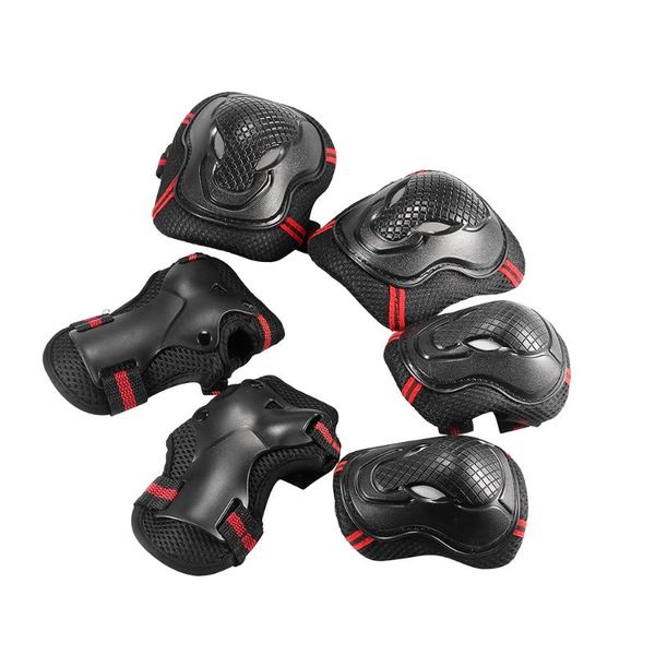 6pcs/set kids children outdoor sports protective gear knee elbow pads riding wrist guards roller skating safety protection &, Black;gray
6pcs/set kids children outdoor sports protective gear knee elbow pads riding wrist guards roller skating safety protection &, Black;gray