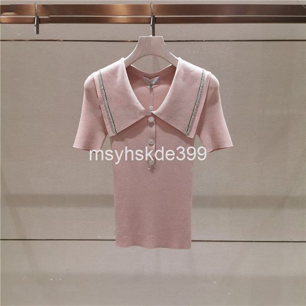 women's t-shirt spring style slim knit shirt, White