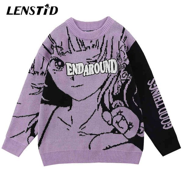 lenstid men knitted jumper sweaters hip hop anime girl print streetwear harajuku 2021 autumn fashion casual knitwear pullovers, Black
lenstid men knitted jumper sweaters hip hop anime girl print streetwear harajuku 2021 autumn fashion casual knitwear pullovers, Black