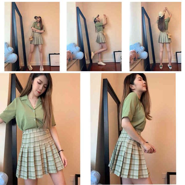 preppy skirt harajuku women pleat style plaid s mini cute japanese school uniforms ladies jupe kawaii saia faldas, Black
preppy skirt harajuku women pleat style plaid s mini cute japanese school uniforms ladies jupe kawaii saia faldas, Black