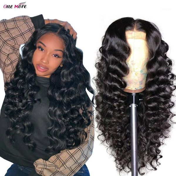 one more peruvian loose deep wave wig 4x4 closure middle part lace front human hair wigs pre plucked 180 density remy wigs1, Black;brown
one more peruvian loose deep wave wig 4x4 closure middle part lace front human hair wigs pre plucked 180 density remy wigs1, Black;brown