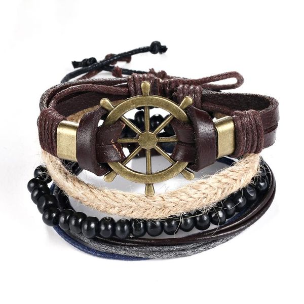 charm bracelets leather bracelet black friday hombre luxury bijoux femme jewellery kpop friends cadeau meska stalinless gifts for men regalo, Golden;silver
charm bracelets leather bracelet black friday hombre luxury bijoux femme jewellery kpop friends cadeau meska stalinless gifts for men regalo, Golden;silver