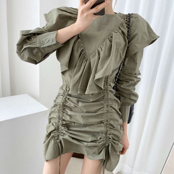 casual dresses dress women clothessouth korea design round neck, ruffle, drawstring, pleated waist, short skirt with but pais, Black;gray
casual dresses dress women clothessouth korea design round neck, ruffle, drawstring, pleated waist, short skirt with but pais, Black;gray