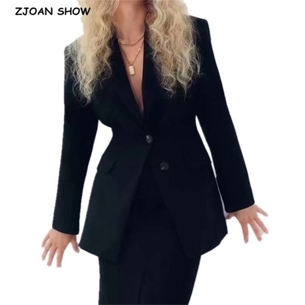 autumn chic back hollow out waist backless blazer vintage women long sleeve slim fit mid suit office lady coat outwear 210429, White;black
autumn chic back hollow out waist backless blazer vintage women long sleeve slim fit mid suit office lady coat outwear 210429, White;black