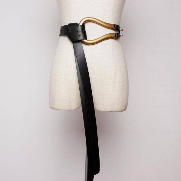 belts genuine leather women u buckle thin belt high waist cummerbunds, Black;brown
belts genuine leather women u buckle thin belt high waist cummerbunds, Black;brown