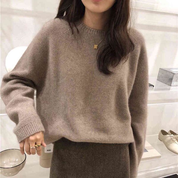 women's sweaters cashmere sweater women o-neck knitted solid color large size loose pullover fashion soft women's zn0x, White;black
women's sweaters cashmere sweater women o-neck knitted solid color large size loose pullover fashion soft women's zn0x, White;black
