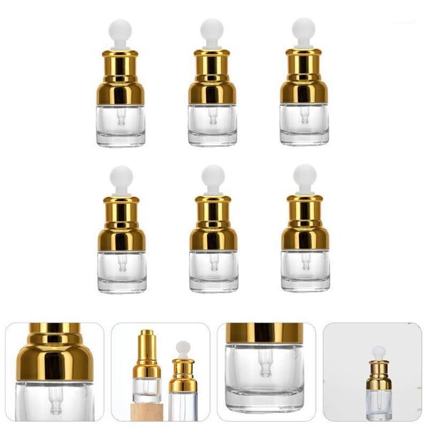 storage bottles & jars 6pcs clear perfume dropper bottle refillable essential oil dispenser 20ml
storage bottles & jars 6pcs clear perfume dropper bottle refillable essential oil dispenser 20ml