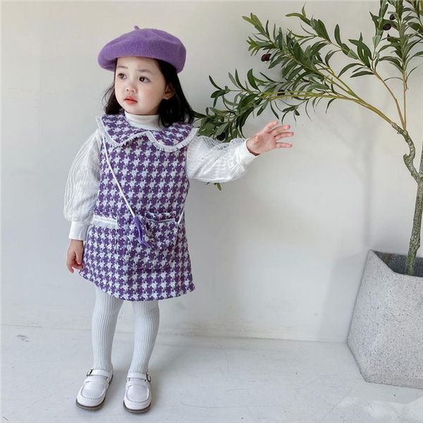 baby girl fashion clothing set sweaters plaid dress bag,kids girls spring autumn elegant suits children clothes wear, White
baby girl fashion clothing set sweaters plaid dress bag,kids girls spring autumn elegant suits children clothes wear, White