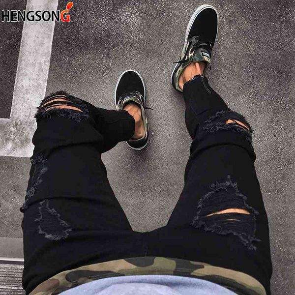 men's jeans fashion men shredded skinny knee ripped hole destroyed distressed pencil stretchy jeans1 xi7v, Blue
men's jeans fashion men shredded skinny knee ripped hole destroyed distressed pencil stretchy jeans1 xi7v, Blue