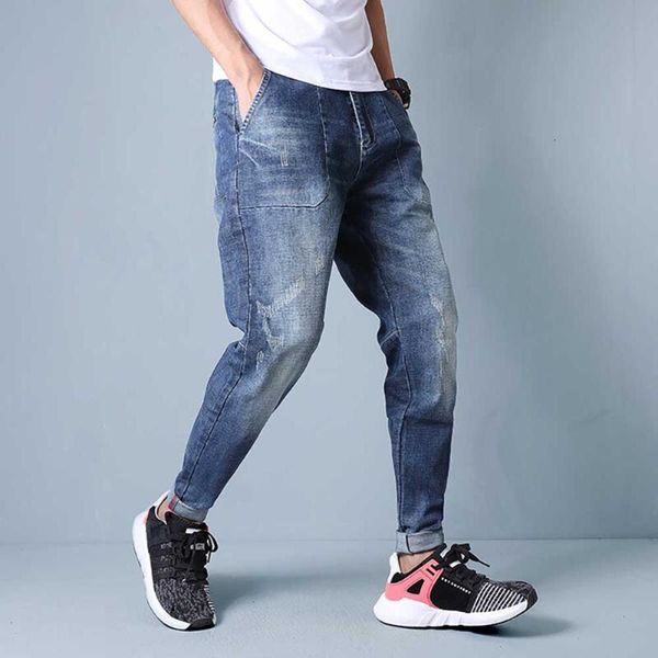 trendy harem jeans men retro denim pants loose baggy trousers hip hop joggers man clothing, Blue
trendy harem jeans men retro denim pants loose baggy trousers hip hop joggers man clothing, Blue