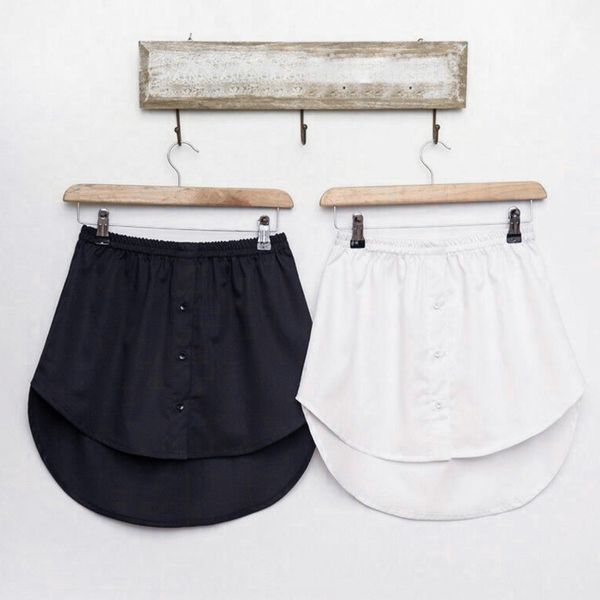 fake shirt irregular blouse womens skirts tail hem detachable underskirt false mini half body befree, Black
fake shirt irregular blouse womens skirts tail hem detachable underskirt false mini half body befree, Black