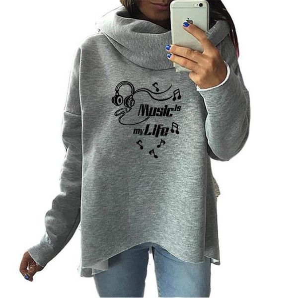 women's hoodies & sweatshirts music note headphone print women winter irregular for female femmes musicer gift autumn sweet, Black
women's hoodies & sweatshirts music note headphone print women winter irregular for female femmes musicer gift autumn sweet, Black