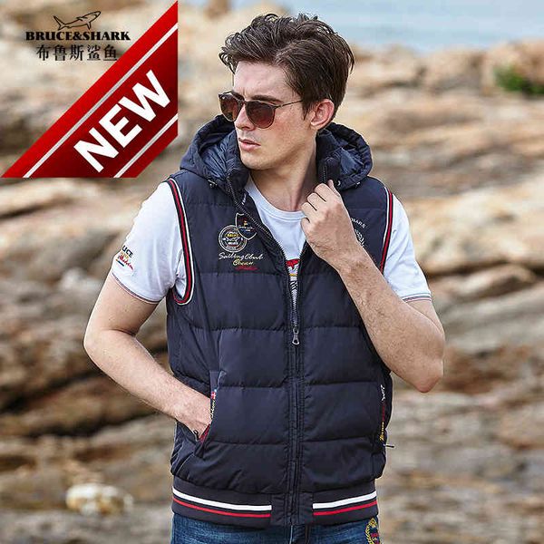 men's vest winter 80% down feather casual waistcoat sleeveless jacket warm embroidery hat overcoats size 3xl, Black
men's vest winter 80% down feather casual waistcoat sleeveless jacket warm embroidery hat overcoats size 3xl, Black