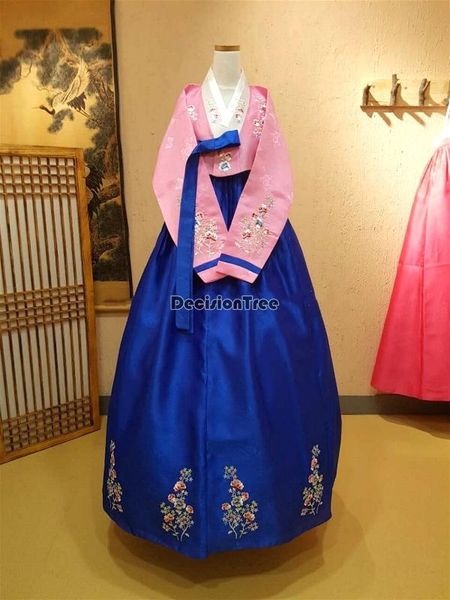 women traditional korean hanbok dress retro elegant princess royal court gown party folk dance stage oriantal ethnic clothing, Red
women traditional korean hanbok dress retro elegant princess royal court gown party folk dance stage oriantal ethnic clothing, Red