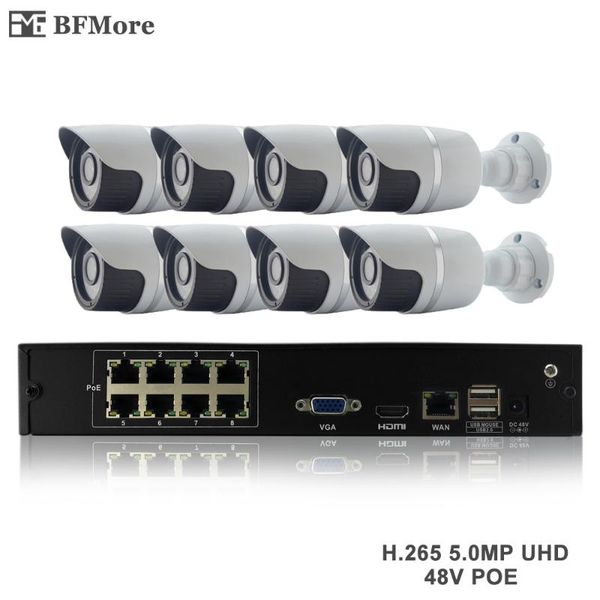 bfmore h.265 5.0mp poe 8ch nvr kit cctv system ip camera p2p ir ip66 outdoor weatherproof video security surveillance onvif2.4 systems
bfmore h.265 5.0mp poe 8ch nvr kit cctv system ip camera p2p ir ip66 outdoor weatherproof video security surveillance onvif2.4 systems