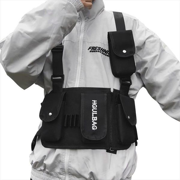 men chest rig bag women waist pack hip hop shoulder crossbody man tactical kanye west vest black streetwear bags 510
men chest rig bag women waist pack hip hop shoulder crossbody man tactical kanye west vest black streetwear bags 510