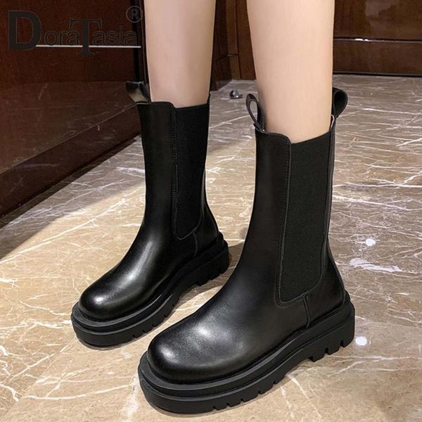 boots doratasia brand ladies autumn ankle street fashion trendy all-match women platform chunky heels shoes woman, Black
boots doratasia brand ladies autumn ankle street fashion trendy all-match women platform chunky heels shoes woman, Black