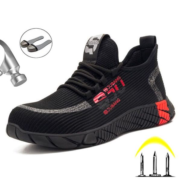 boots 2021 breathable mesh safety shoes men light sneaker indestructible steel toe soft anti-piercing work plus size 37-48, Black
boots 2021 breathable mesh safety shoes men light sneaker indestructible steel toe soft anti-piercing work plus size 37-48, Black