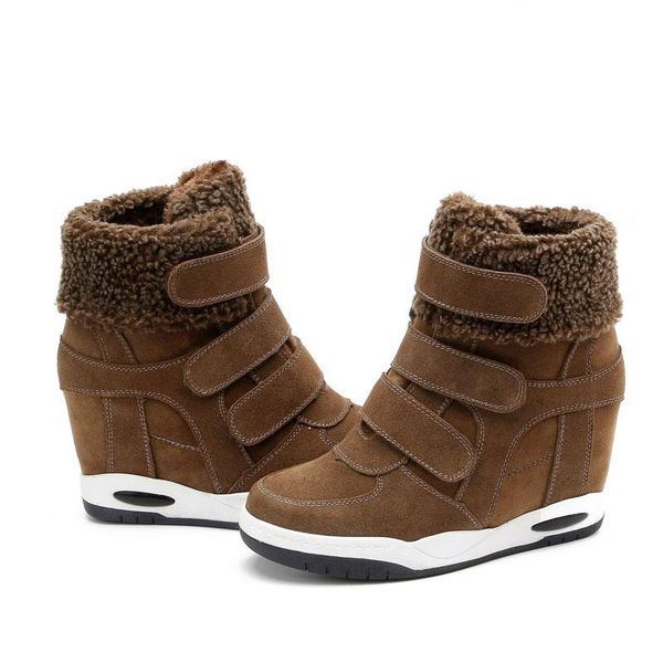 boots customize size women spring winter ankle hidden wedges round toe height increased shoes woman, Black
boots customize size women spring winter ankle hidden wedges round toe height increased shoes woman, Black