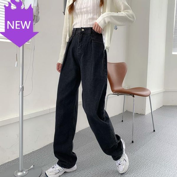 straight trousers women autumn wide legs denim pants 2021 fashionable high waist jeans black oversized women's, Blue
straight trousers women autumn wide legs denim pants 2021 fashionable high waist jeans black oversized women's, Blue