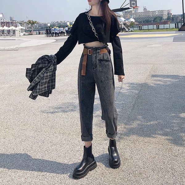 straigh solid pants women spring autumn winter high waist chic waistbelt street wear denim trousers woman baggy jeans plus size women's, Blue
straigh solid pants women spring autumn winter high waist chic waistbelt street wear denim trousers woman baggy jeans plus size women's, Blue