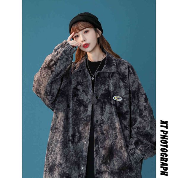 autumn versatile loose casual long sleeve jacket men's and women's a300-jk620-p65 control 88, Black;brown
autumn versatile loose casual long sleeve jacket men's and women's a300-jk620-p65 control 88, Black;brown