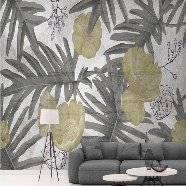 wallpapers milofi custom large wallpaper mural modern minimalist retro plant background
wallpapers milofi custom large wallpaper mural modern minimalist retro plant background