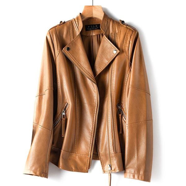 women's leather & faux spring autumn zipper jacket women casual loose brand long sleeve biker outwear female black pu coat
women's leather & faux spring autumn zipper jacket women casual loose brand long sleeve biker outwear female black pu coat