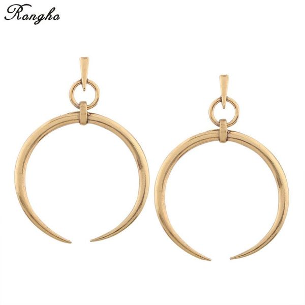 brand punk metal crescent moon stud earrings for women fashion vintage jewelry ancient gold pendant bijoux, Golden;silver
brand punk metal crescent moon stud earrings for women fashion vintage jewelry ancient gold pendant bijoux, Golden;silver