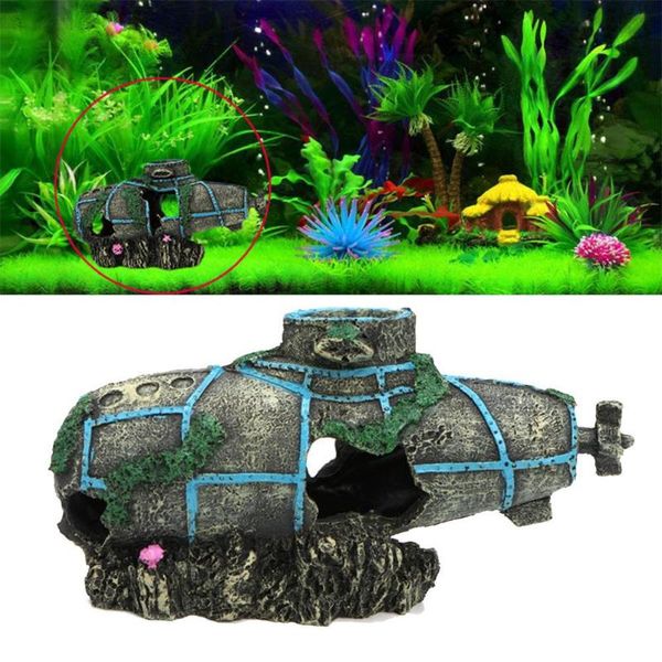decorations multi-hole resin fish tank aquarium landscaping submarine boat shape shelter
decorations multi-hole resin fish tank aquarium landscaping submarine boat shape shelter