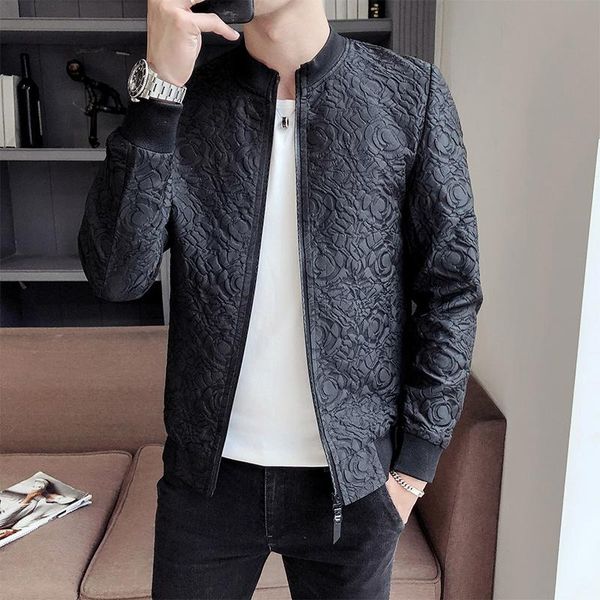 men's jackets vintage jacket jaqueta masculina jacquard men zipper bomber long sleeve casual baroque party wear, Black;brown
men's jackets vintage jacket jaqueta masculina jacquard men zipper bomber long sleeve casual baroque party wear, Black;brown