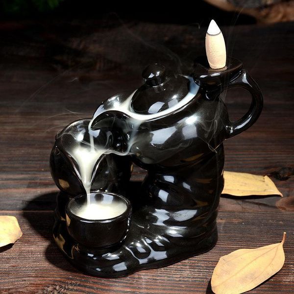 fragrance lamps teapot backflow incense burner smoke waterfall cones holder home decor porcelain handmade censer furnace
fragrance lamps teapot backflow incense burner smoke waterfall cones holder home decor porcelain handmade censer furnace
