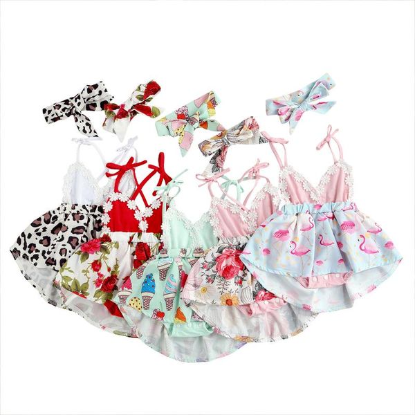 girl's dresses 2021 baby dress with headband flower print v-neck sleeveless strappy bodysuit+ bowknot hairband for kids 0-24 months, Red;yellow
girl's dresses 2021 baby dress with headband flower print v-neck sleeveless strappy bodysuit+ bowknot hairband for kids 0-24 months, Red;yellow