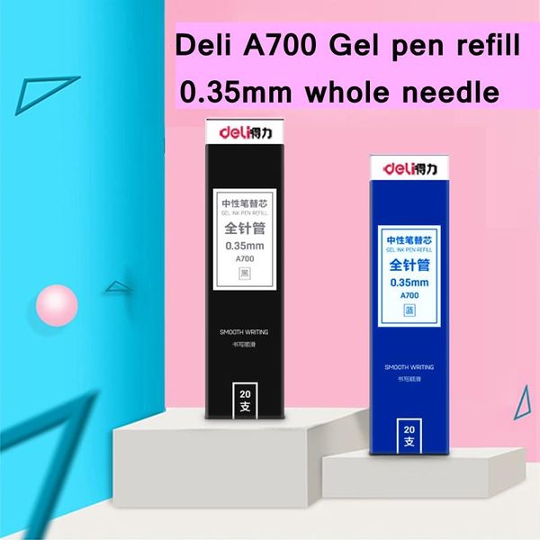 refills 240pcs/lot deli a700 0.35mm gel pen refill 129mm length whole needle black blue 2 colors optional replacment, Black;red
refills 240pcs/lot deli a700 0.35mm gel pen refill 129mm length whole needle black blue 2 colors optional replacment, Black;red