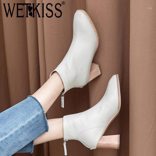 boots wetkiss high heels thick women cow leather ankle booties fashion zip shoes female square toe ladies winter 1 qdwk, Black
boots wetkiss high heels thick women cow leather ankle booties fashion zip shoes female square toe ladies winter 1 qdwk, Black