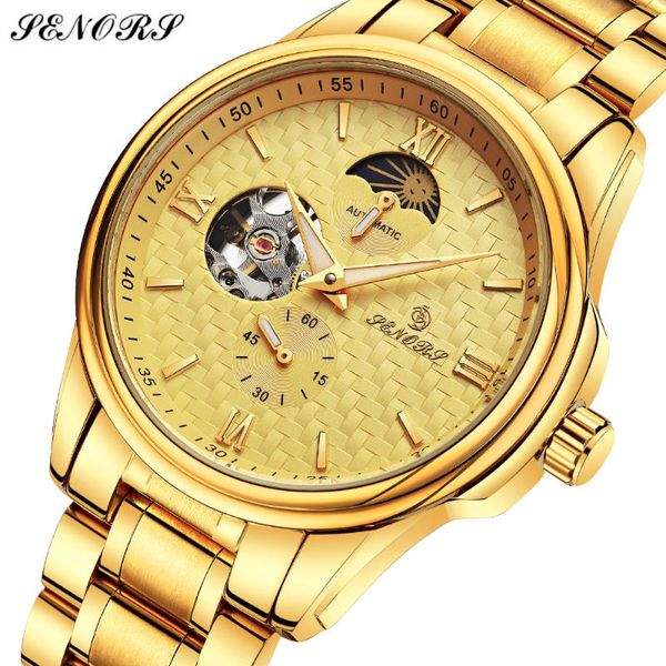 wristwatches senors men watch automatic mechanical watches mens fashion business wristwatch stainless steel waterproof cloc, Slivery;brown
wristwatches senors men watch automatic mechanical watches mens fashion business wristwatch stainless steel waterproof cloc, Slivery;brown