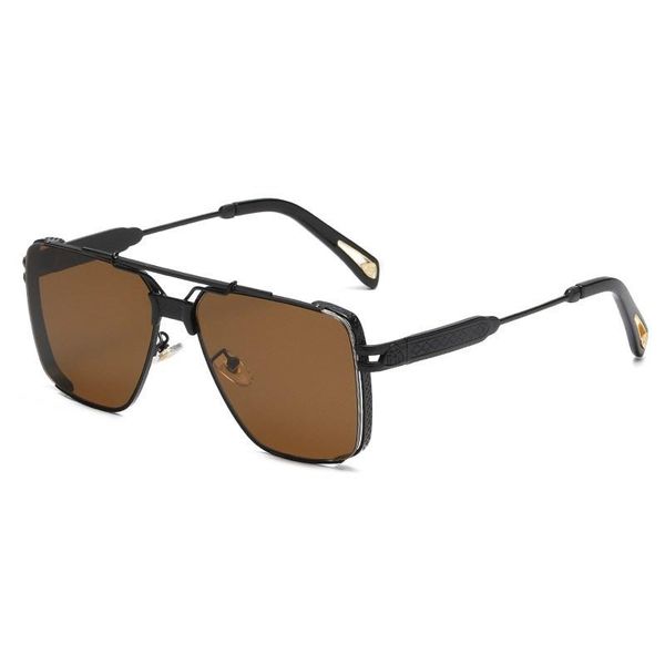 sunglasses european and american fashion women's metal brand design punk glasses retro trend men's toad uv, White;black
sunglasses european and american fashion women's metal brand design punk glasses retro trend men's toad uv, White;black