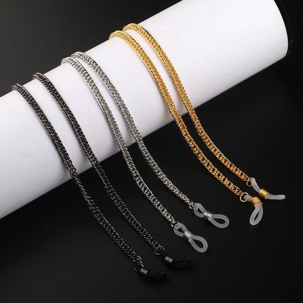 other fashion accessories non-slip sunglasses lanyard necklace metal eyeglass glasses chain cord for reading strap, Silver
other fashion accessories non-slip sunglasses lanyard necklace metal eyeglass glasses chain cord for reading strap, Silver