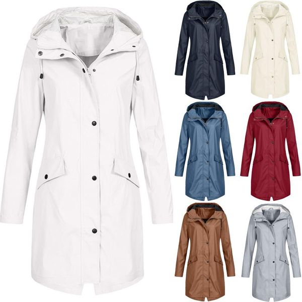women's trench coats trekking outdoor softshell jacket coat women solid rain plus size hooded raincoat windproof long, Tan;black
women's trench coats trekking outdoor softshell jacket coat women solid rain plus size hooded raincoat windproof long, Tan;black
