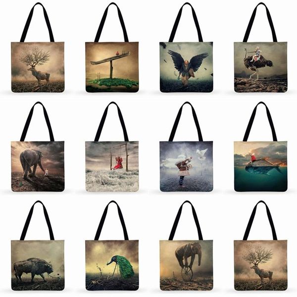 shopping bags foldable bag human and nature art image print tote for women casual ladies shoulder fashion beach
shopping bags foldable bag human and nature art image print tote for women casual ladies shoulder fashion beach