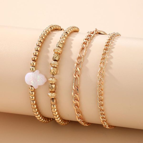 link, chain opal fatima palm chains bracelets set multilayer elasticity beaded alloy charm bangle for women fashion jewelry 15796, Black
link, chain opal fatima palm chains bracelets set multilayer elasticity beaded alloy charm bangle for women fashion jewelry 15796, Black