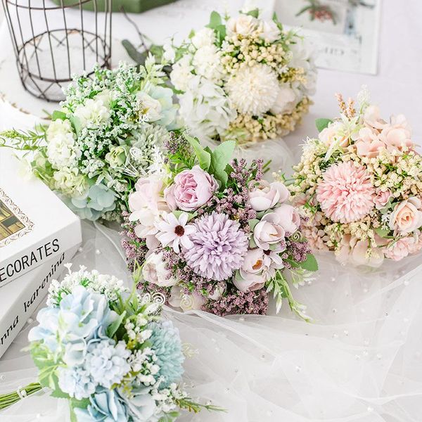 decorative flowers & wreaths beautiful gypsophila/hydrangea/roses artificial home wedding garden decorations bride's bouquet high quali
decorative flowers & wreaths beautiful gypsophila/hydrangea/roses artificial home wedding garden decorations bride's bouquet high quali